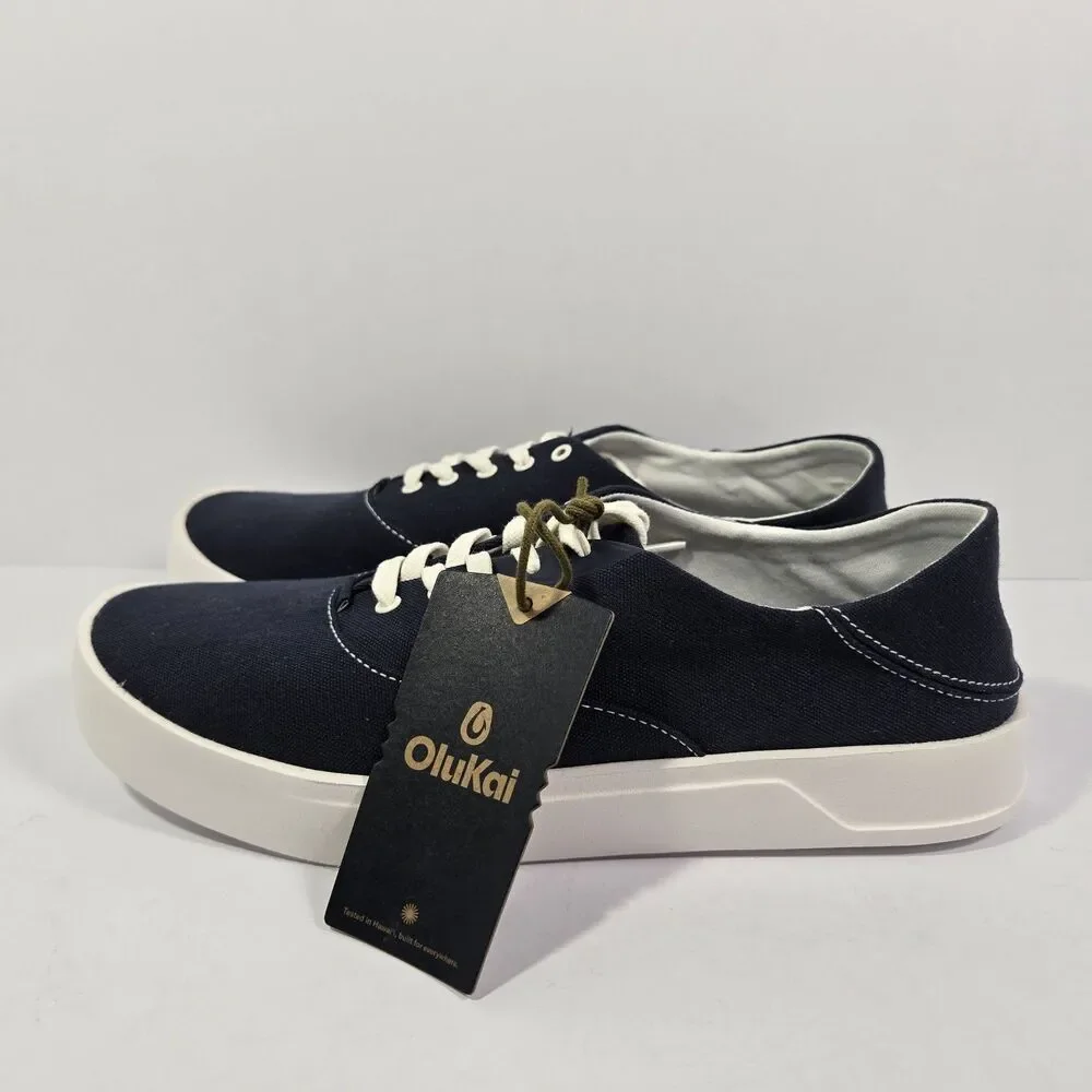 Olukai Tradewind Mens 9.5 Casual Shoes Mood Indigo Navy Blue